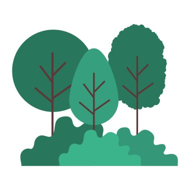 Orman manzara sahne simgesi