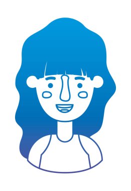 güzel ve genç kadın karakter