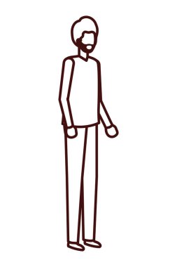 Genç adam avatar karakteri