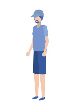 Genç adam avatar karakteri