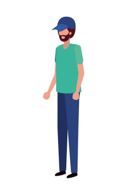 Genç adam avatar karakteri