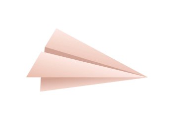 Kağıt Uçak izole simgesi