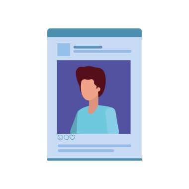 adam sosyal ağ profili avatar karakter