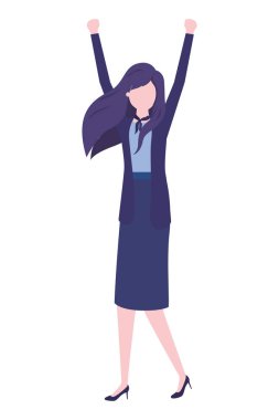 iş kadın avatar karakter