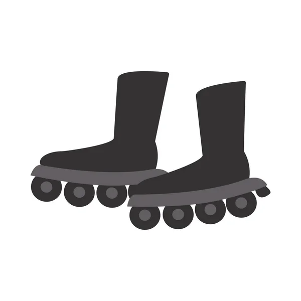 ROLLERSKATES geïsoleerd icoon — Stockvector