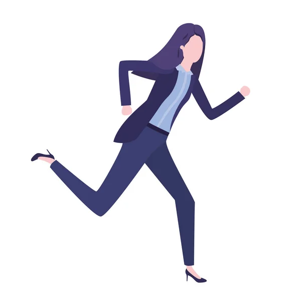 Business kvinna avatar character — Stock vektor