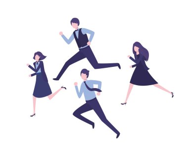 iş grup avatar karakter çalışan