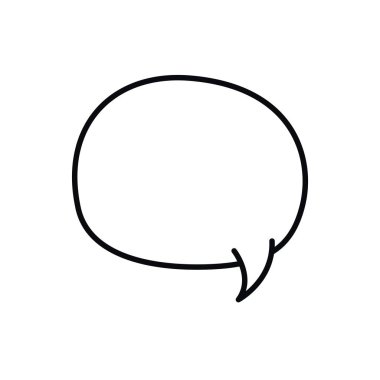 karikatür konuşma kabarcık sembol