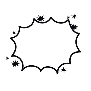 komik izole Simge iletişim kutularında