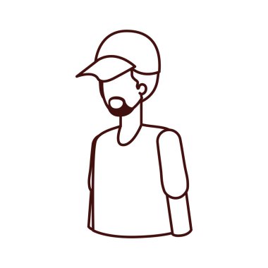 genç adam avatar karakter