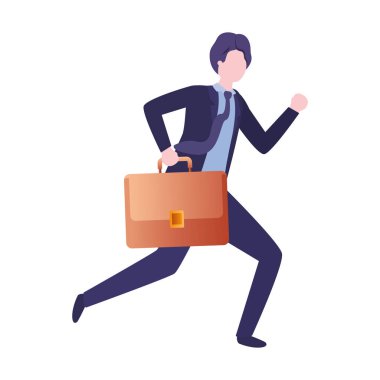 Portföy avatar karakterli iş adamı