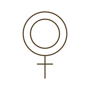 izole kadın sembol simge