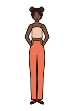 genç kadın avatar karakter