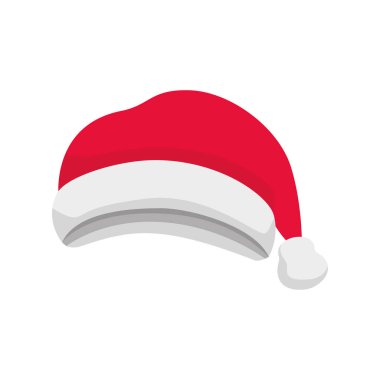 Santas şapka izole simgesi