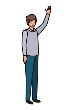 genç adam avatar karakter