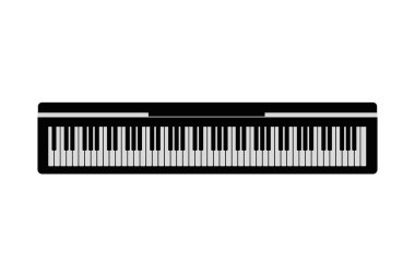 müzik enstrüman piyano klavye simgesi