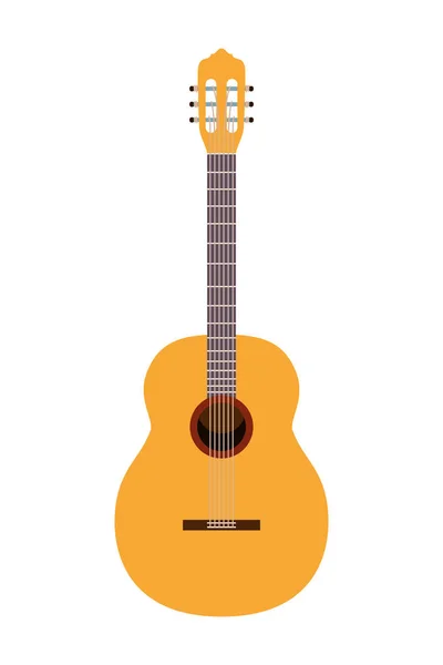 Musikaliska instrument gitarr ikonen — Stock vektor