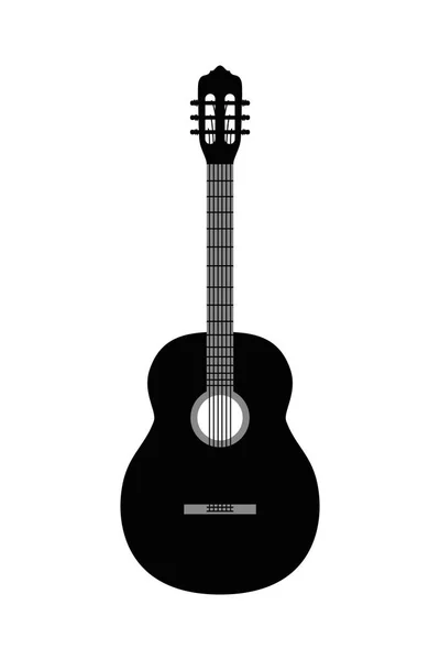 Hangszer gitár ikon — Stock Vector
