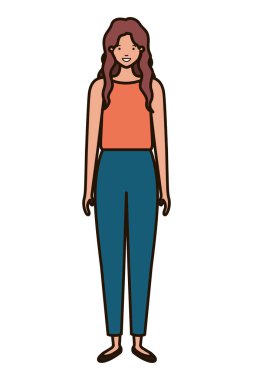 genç kadın avatar karakter