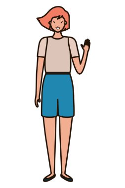 genç kadın avatar karakter