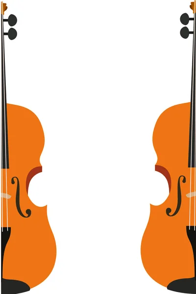 Violín patrón de instrumentos musicales — Vector de stock