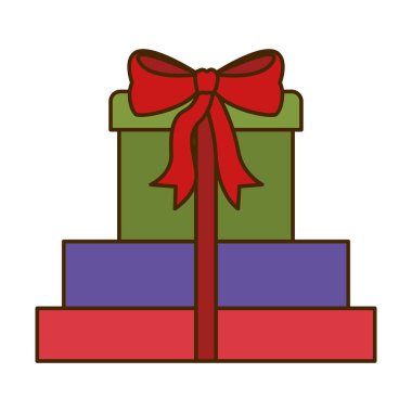 hediye kutuları izole simge