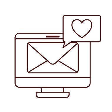 harf yalıtılmış simgesi ile cihaz ekranı