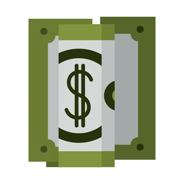 Bill Doları para simgesi — Stok Vektör