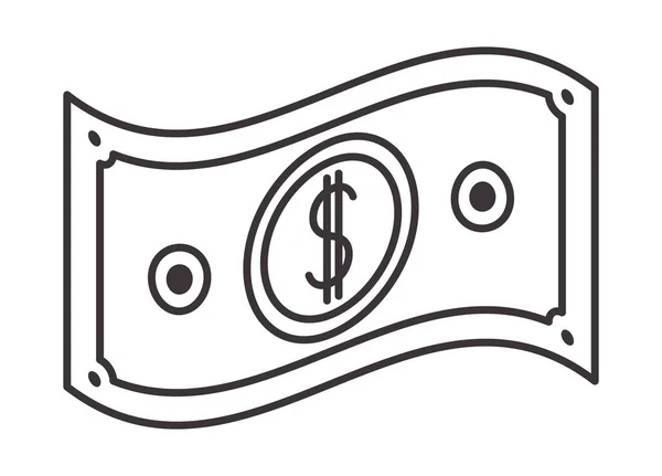 Значок доларових грошей — стоковий вектор