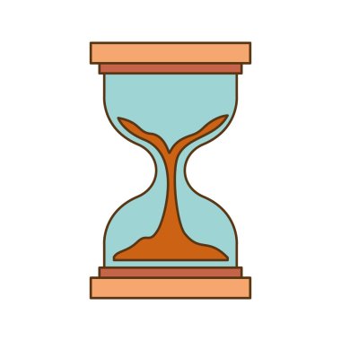 kum saati siluet simge