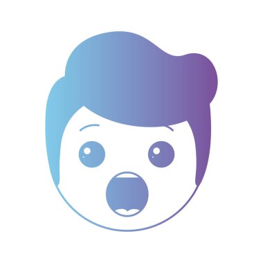 adam baş karikatür karakter sürpriz