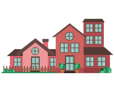 mahalle izole simgesi