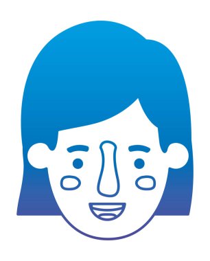 güzel ve genç kadın baş