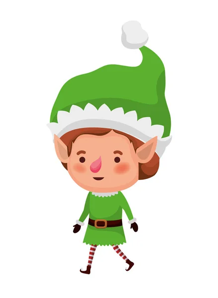 Elf mozgó avatar karakter — Stock Vector