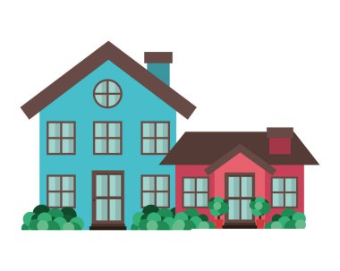 mahalle izole simgesi