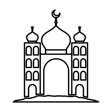 Arapça kale kule moon ile