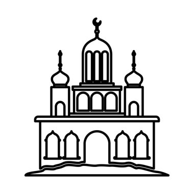 Arapça kale kule moon ile