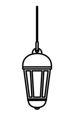 geleneksel Arapça lamba asılı