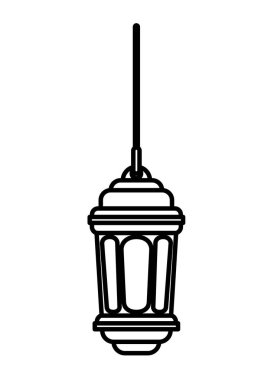 geleneksel Arapça lamba asılı