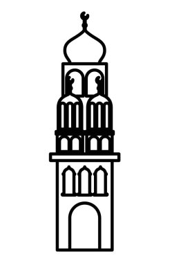 Arapça kale kule moon ile