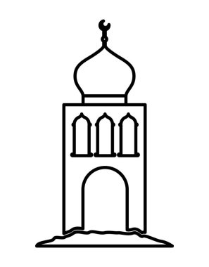 Arapça kale kule moon ile