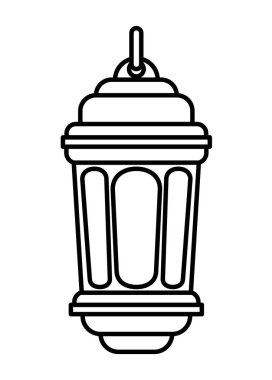 geleneksel Arapça lamba asılı