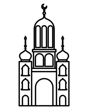 Arapça kale kule moon ile