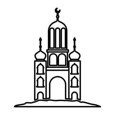 Arapça kale kule moon ile