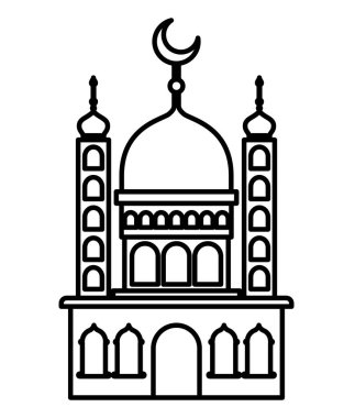 Arapça kale kule moon ile