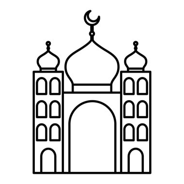 Arapça kale kule moon ile