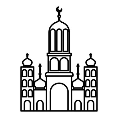 Arapça kale kule moon ile