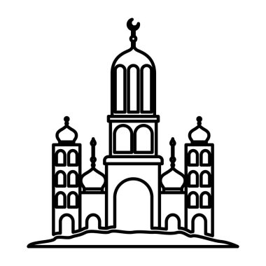 Arapça kale kule moon ile