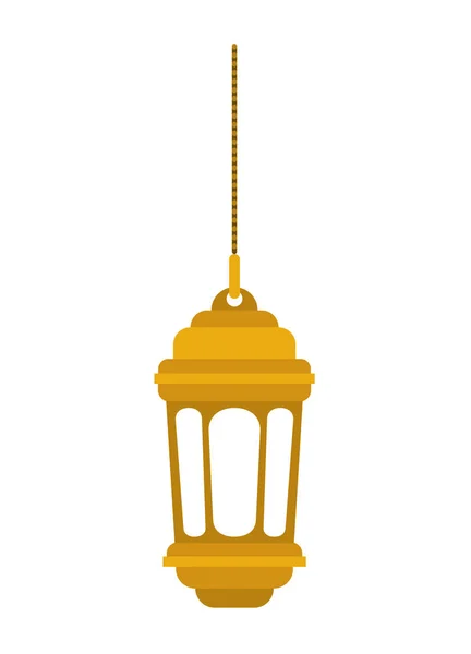 Geleneksel Arapça lamba asılı — Stok Vektör