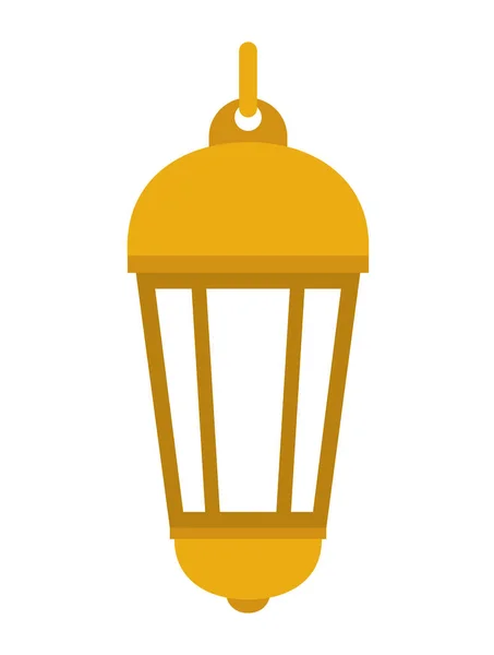 Tradiční arabská lampa visící — Stockový vektor
